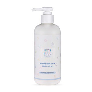 etude house petit bijou cotton snow moisture body lotion 300g