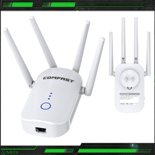 ภาพหน้าปกสินค้าตัวกะจายWifi Comfast 4เสา WR-758AC ย่านความถี่ 5G/2.4G 1200Mbps dual band WIFI Repeater ตัวกระจายไวไฟ รองรับ5G ที่เกี่ยวข้อง