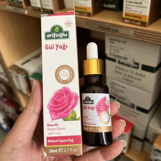 น้ำมันกุหลาบ-rose-oil-20ml-จากตุรกี-แบรนด์-arifo-lu-พร้อมส่ง