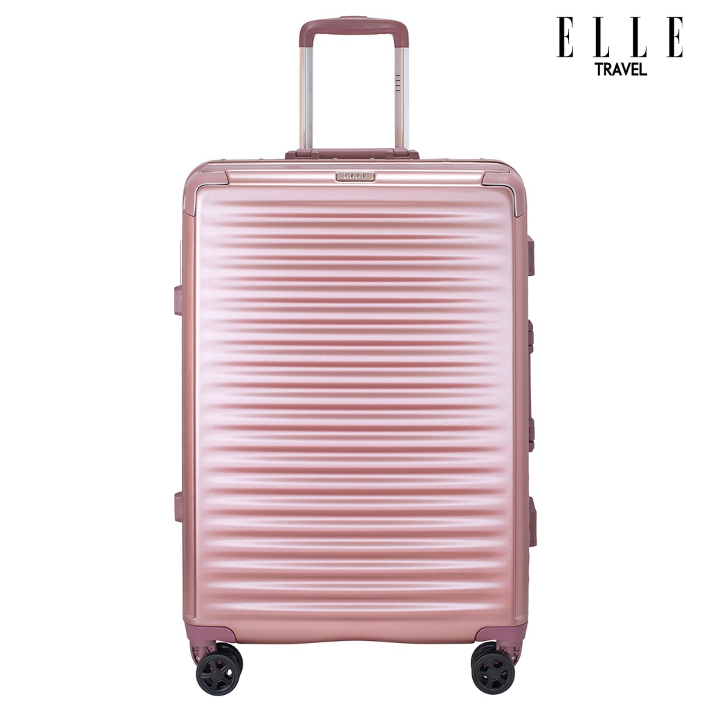 elle-travel-ripple-collection-medium-size-24-luggage-100-polycarbonate-pc-secure-aluminum-frame-rose-gold