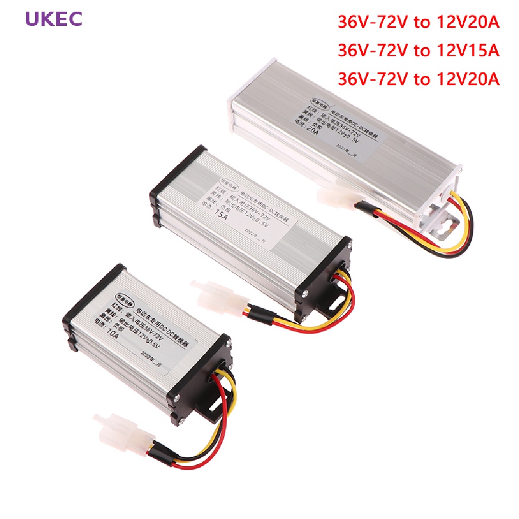 ukec-dc-36v-48v-60v-72v-to-12v-10-15-20a-180w-dc-หม้อแปลงไฟฟ้า-ใหม่