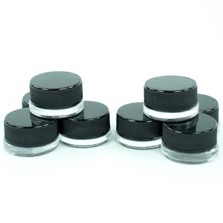 50pcs 9ml Wax Oil Container Glass Dab Jar Smoking Storage Tank for Cream Concentrate Tool Boxes Wholesale