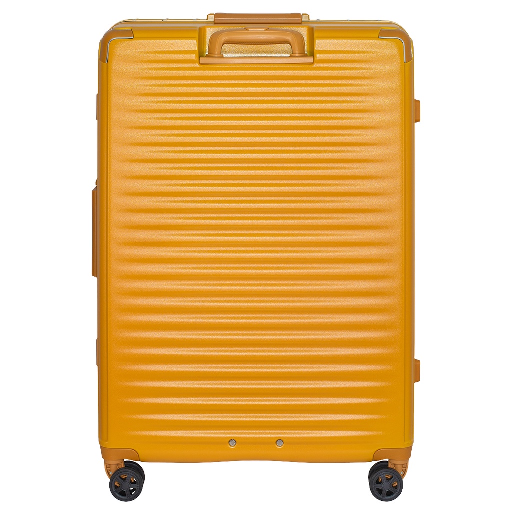 elle-travel-ripple-collection-large-28-luggage-100-polycarbonate-pc-secure-aluminum-frame-mustard