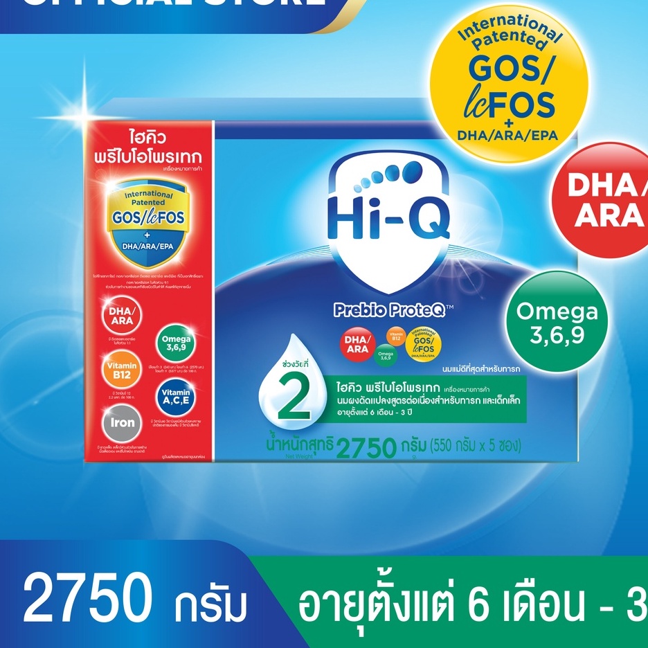 ภาพหน้าปกสินค้าไฮคิว พรีไบโอ โพรเทก สูตร2 2750กรัม