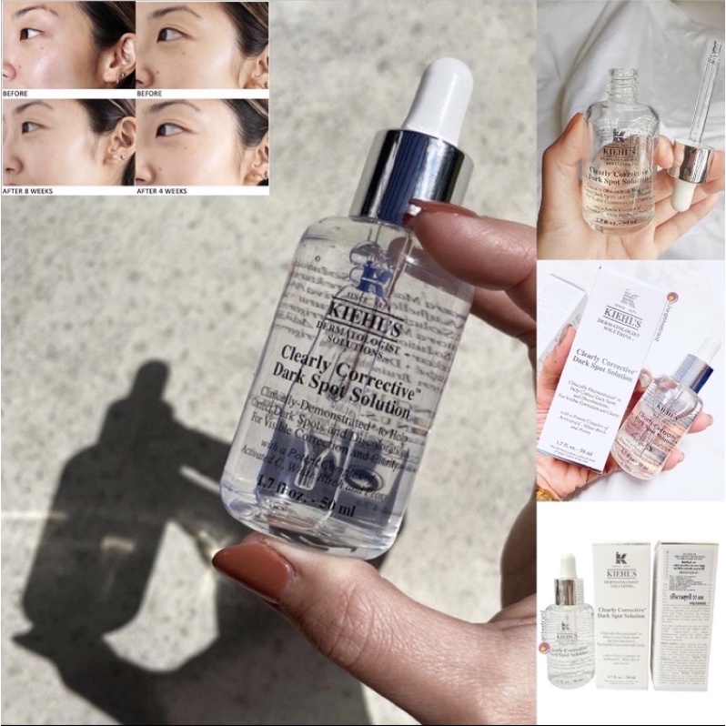 kiehls-clearly-corrective-dark-spot-solution-115ml-เซรั่มปรับสีผิวให้สม่ำเสมอ-ลดเลือนจุดด่างดำอย่างมีประสิทธิภาพ