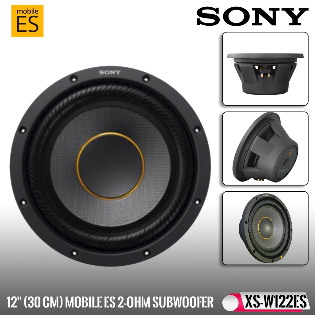 ลำโพงซับวูฟเฟอร์-sony-รุ่น-xs-w122es-mobile-es-new-model-2023-ขนาด-12-นิ้ว-ราคาต่อ1ดอก