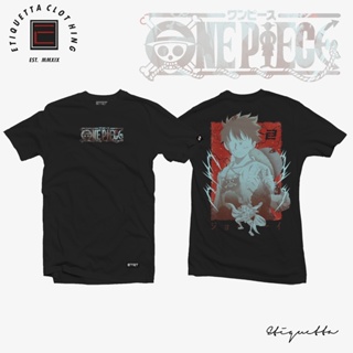 ㉡㉢㉠Anime Shirt - ETQT - One Piece - Luffy - Silhouette_11