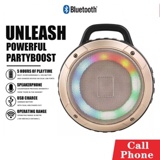 ลำโพงบลูทูธ Z9S Bluetooth Speaker ขนาดมินิ พกพาง่ายไปได้ทุกที่ เสียงทรงพลัง ไฟวิบวับหลากสี