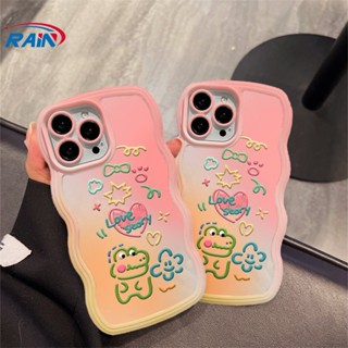 เคสโทรศัพท์มือถือ TPU ลายสัตว์ และหัวใจ ขอบคลื่น สําหรับ OPPO A17 A57 2022 A15 A16 A16K A54 A53 A12 A5S A7 A3S A11k A31 A52 A92 A94 A93 A37 F9 A1K A76