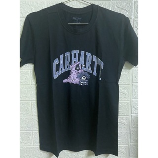 Carhartt เสื้อยืดสีกรมดำ