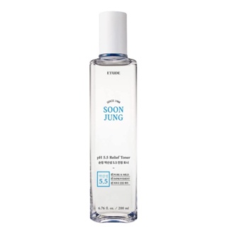 Etude HOUSE Soonjung pH5.5 โทนเนอร์บรรเทาอาการปวด 11.67 fl.oz / 200 มล. ปลอบประโลมผิวที่ระคายเคือง ระดับ pH 5.6