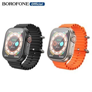 (รุ่นการโทร) Borofone BD3 นาฬิกาข้อมือสมาร์ทวอทช์ หน้าจอสัมผัส 1.96 นิ้ว IP67 บลูทูธ 5.0 กันน้ํา วัดอัตราการเต้นหัวใจ สําหรับสมาร์ทโฟนทุกรุ่น