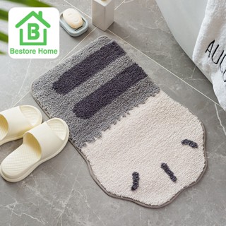 Bestore Home : พรมเช็ดเท้า พรมปูพื้น ตกแต่งบ้าน ห้องนั่งเล่น ห้องครัว ห้องน้ำ ลายน่ารัก กันลื่น พื้นนุ่ม