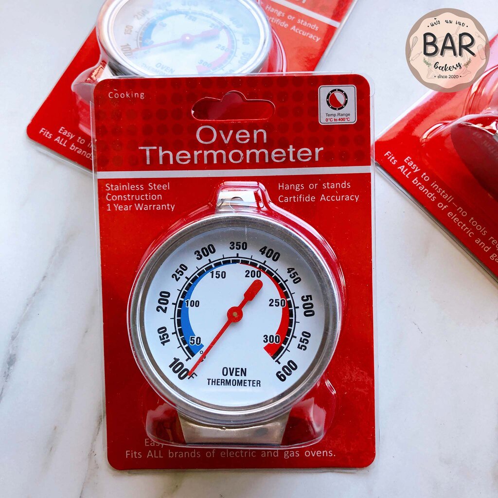 ภาพสินค้าที่วัดอุณหภูมิเตาอบ เทอร์โมมิเตอร์อย่างดี 100 - 600 องศาเซลเซียส ใช้สำหรับวัดอุณหภูมิเตาอบ Oven & Baking Thermometer จากร้าน bbarbakery บน Shopee ภาพที่ 5