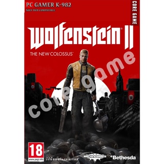 Wolfenstein II The New Colossus แผ่นและแฟลชไดร์ฟ  เกมส์ คอมพิวเตอร์  Pc และ โน๊ตบุ๊ค