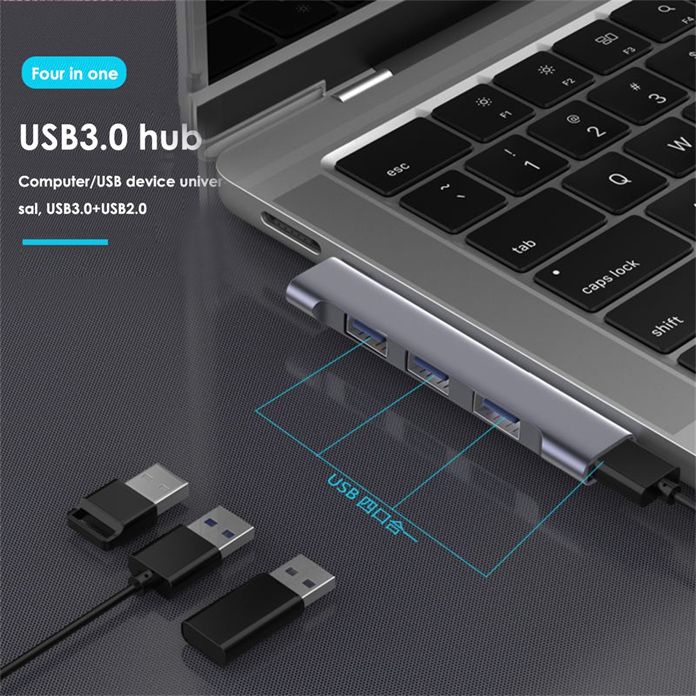 usb-c-hub-universal-4-in-1-docking-station-pd-ผู้เชี่ยวชาญด้านการชาร์จ