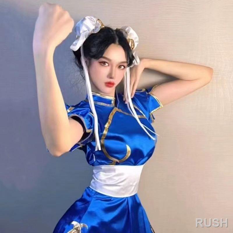 chunli-cos-เสื้อผ้า-street-fighter-ครบชุด-cheongsam-คอสเพลย์ส่งหมวกฮาโลวีนเสื้อผ้าครอบงำ