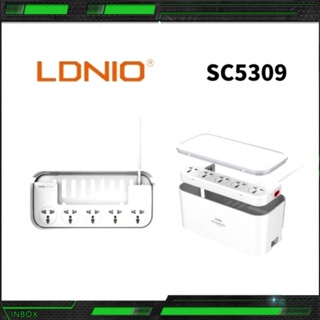 ภาพหน้าปกสินค้าLDNIO SC5309 MANAGEMENT POWER STRIP BOX 5 Socker Port + 3USB Port ของแท้100% ที่เกี่ยวข้อง