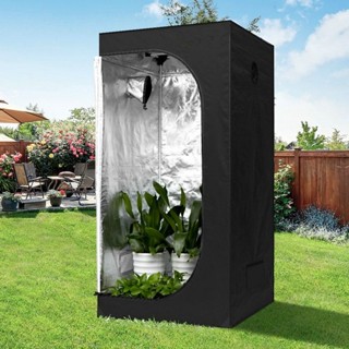 （ 90x90x180ซม）เต็นท์สำหรับปลูกต้นไม้ Grow Tent เต้นท์ปลูกต้นไม้ ปลูกพืชในร่ม โรงเรือน 1680D ขนาด