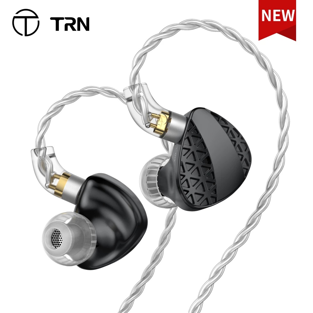 Trn MT3 High-Fidely หูฟัง Dual-Chamber แบบไดนามิก N52 แม่เหล็กสังกะสีหู ...