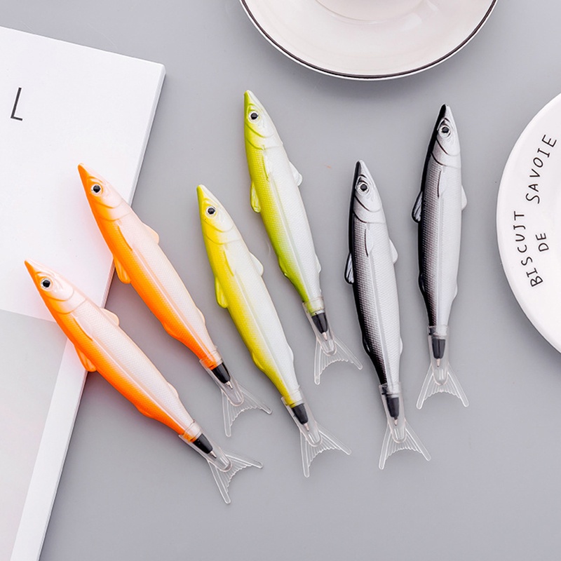 ปากกาลูกลื่น หมึกสีดํา ลายการ์ตูน Sardine Series แบบสร้างสรรค์ ขนาด 0.5