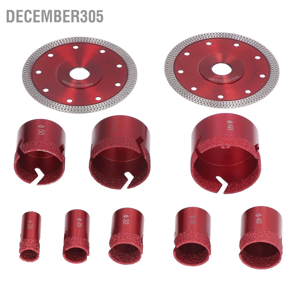 bdecember305-ชุดดอกสว่านโฮลซอเจาะรู-สําหรับหินอ่อน-แก้ว-แกรนิต-m14