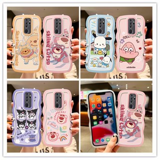 เคสออปโป้ a5 2020 เคสออปโป้ a9 2020 เคสโทรศัพท์มือถือ แบบใส ลายการ์ตูนคลื่นยักษ์ใหญ่น่ารัก สําหรับ oppo a5 2020 a9 2020