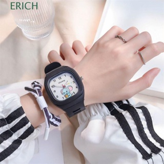Erich นาฬิกาข้อมือควอตซ์ พลาสติก ลายการ์ตูนช้างน่ารัก สไตล์เกาหลี สร้างสรรค์