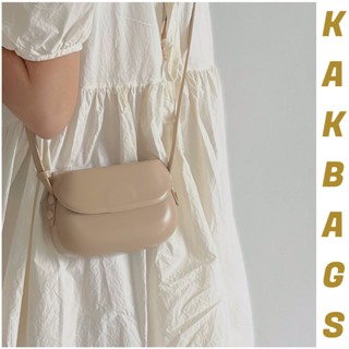 KakBags ใหม่ กระเป๋าสะพายไหล่ สีแคนดี้ เรียบง่าย สไตล์เรโทร 2022