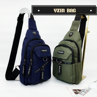 [YXIN]กระเป๋าคาดอก กระเป๋าสะพายไหล่ผู้ชาย ​155# 156# YXIN Fashion ผ้าร่ม