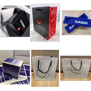 กล่องดำหมอนCasio/ กล่องน้ำเงินฝาเปิด/กล่องสไลด์