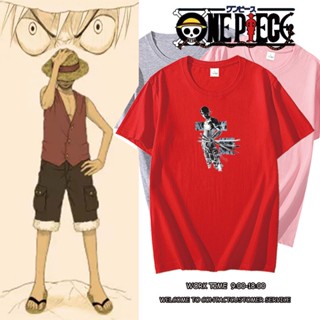 เสื้อยืด One Piece Sanji เสื้อยืดชาย เสื้อยืดผู้หญิง เสื้อคนอ้วน รัดรูป เสื้อผ้าแฟชั่นเสื้อยืด เสื้อยืดสีขาวผู้ชาย_34