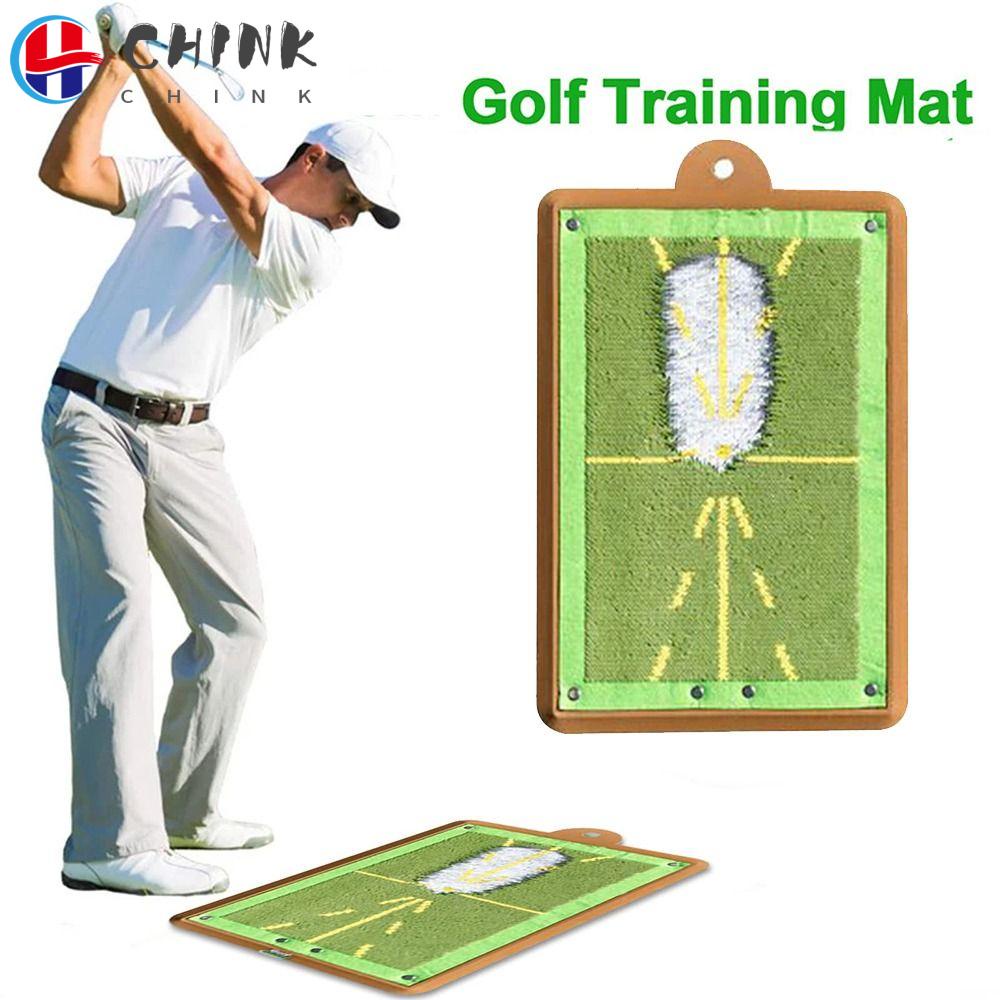 CHINK Golf Training Mat for Swing Detection Batting Analysis Swing Path
