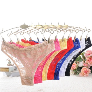 [B_398] Sexy See-through Floral Lace Women Underwear Panties Color Thong