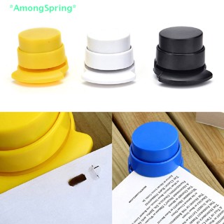 AmongSpring&gt; 1 Pc No Nails No Staples Stapling Machine Book Stapleless Paper Stapling Stapler new