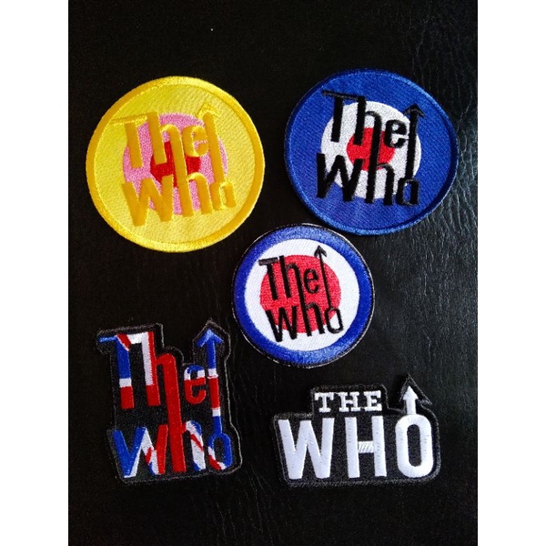 the-who-ตัวรีดติดเสื้อ-อาร์มติดเสื้อ-งานปัก-งานdiy-วงดนตรี-มี5แบบ