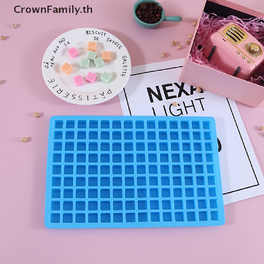 crownfamily-แม่พิมพ์ซิลิโคน-ทรงสี่เหลี่ยม-126-ช่อง-สําหรับทําขนมหวาน-ช็อคโกแลต-ลูกกวาด