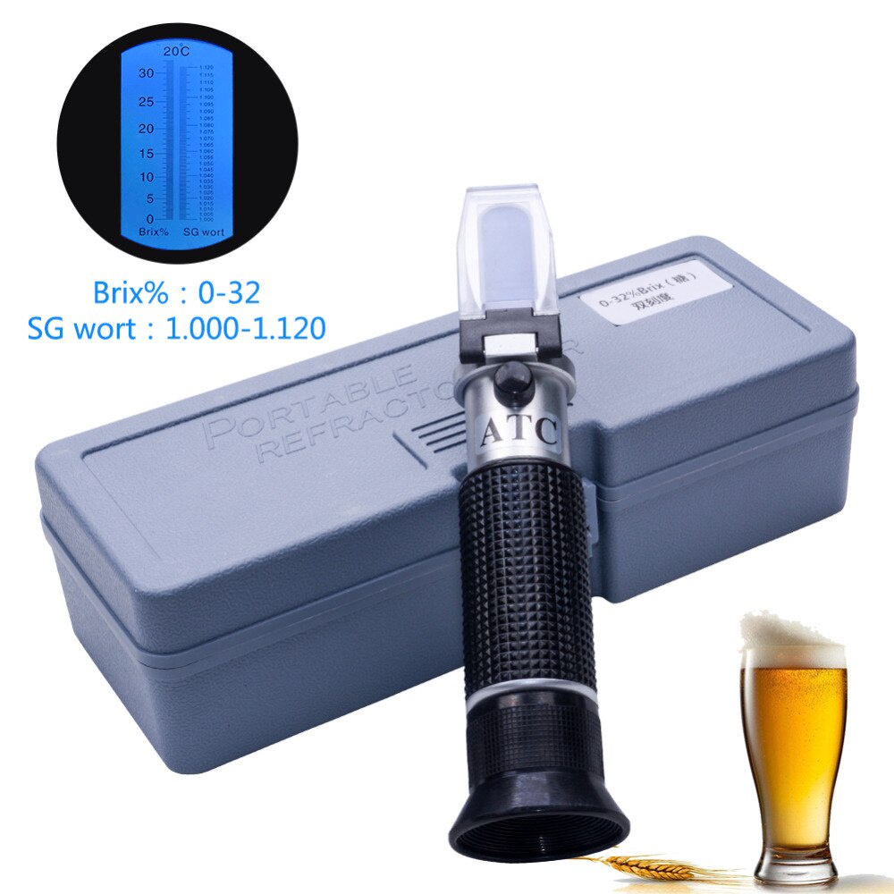 0-32-brix-1-000-1-120-beer-wort-refractometer-double-scale-sg-refractometer-เครื่องวัดความเข้มข้นสาโท-วัดความหวาน