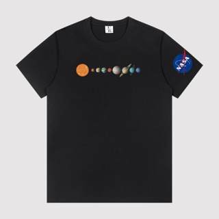 Tee เสื้อยืดเด็กผช เสื้อยืดแขนสั้น แขนห้าส่วน พิมพ์ลาย NASA Joint Name สําหรับผู้ชาย และผู้หญิง_37