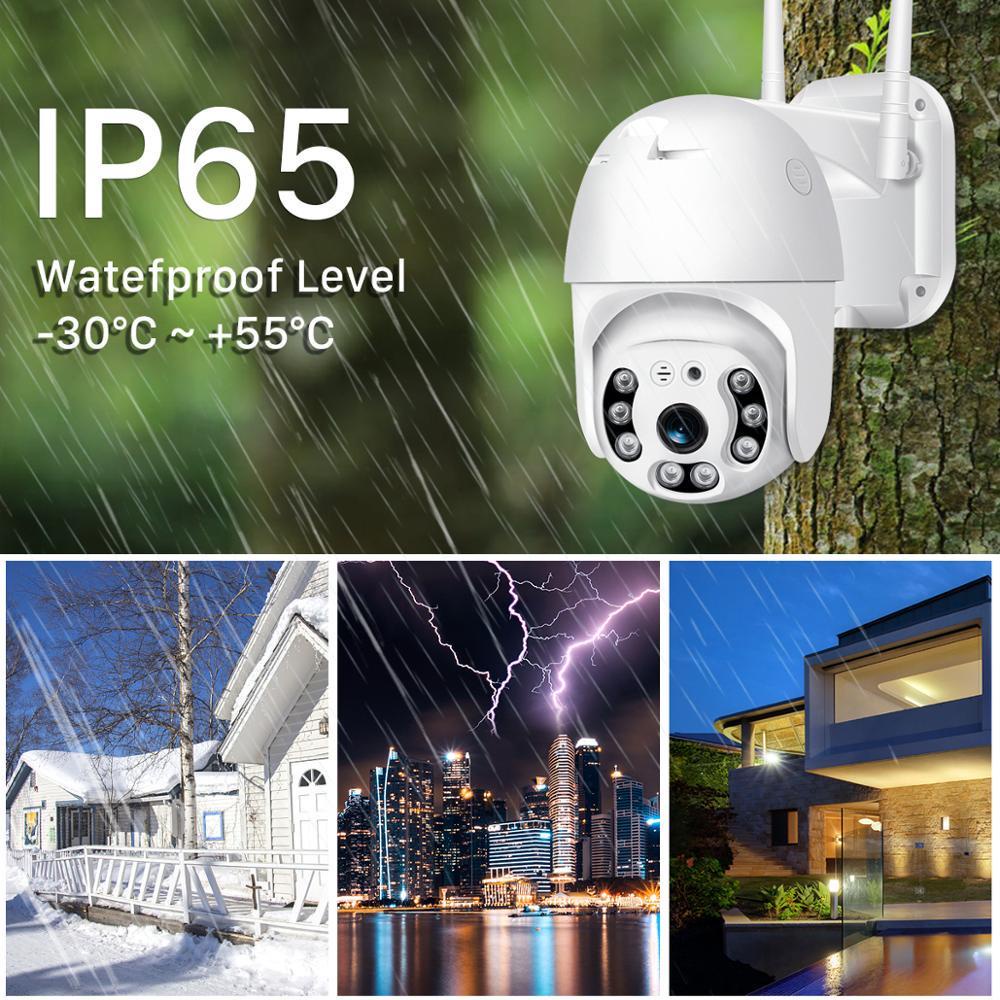 ภาพสินค้า360 องศา กล้องวงจรปิดไร้สาย indoor/outdoor 5MP FULL Color Mini PTZ IP Camera แบบโดม กล้องวงจรปิดกันน้ำ ทนแดด หมุนได้ จากร้าน 49_umqpj5t บน Shopee ภาพที่ 1