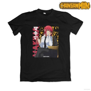 เสื้อเบลาส์ Ht1 เสื้อยืดลําลอง แขนสั้น พิมพ์ลายกราฟฟิคอนิเมะ Chainsaw Man ทรงหลวม พลัสไซซ์ สําหรับผู้ชาย และผู้หญิง_59