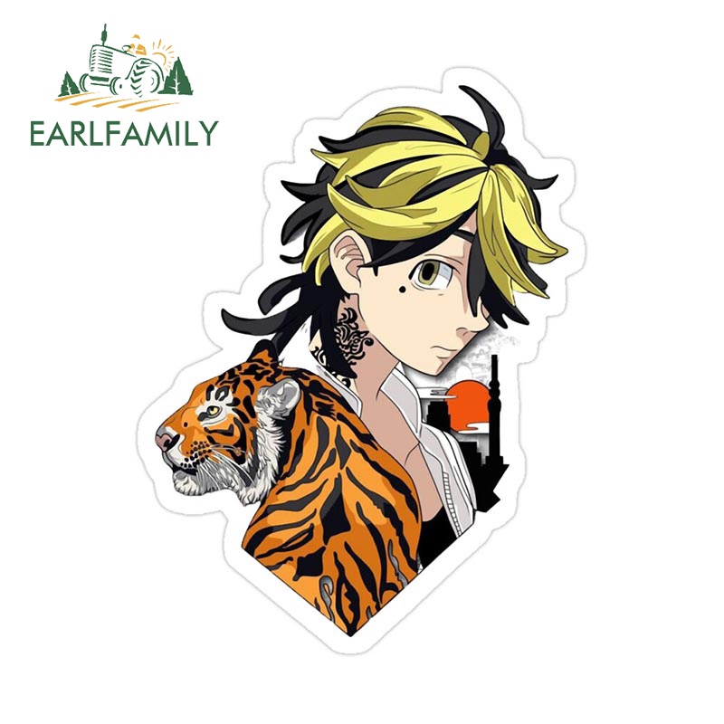 earlfamily-สติกเกอร์-the-will-to-rise-kazutora-กันน้ํา-กันรอยขีดข่วน-สําหรับติดตกแต่งประตูรถยนต์-แล็ปท็อป-13-ซม-x-10-ซม