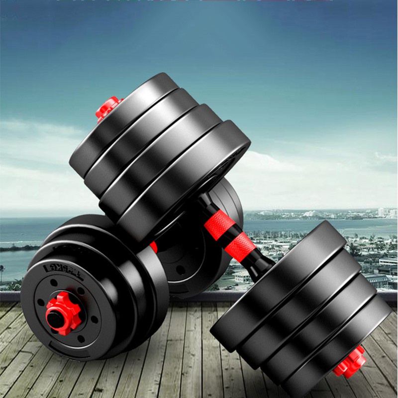 ภาพหน้าปกสินค้าCACIOO ดัมเบล โครเมี่ยม ดัมเบล 20 kg ดัมเบลปรับน้ำหนัก Dumbbell อุปกรณ์ยกน้ำหนัก อุปกรณ์ออกกำลังกาย พร้อมข้อต่อ 30 เซน