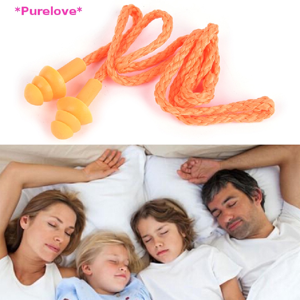 purelove-gt-1pc-soft-silicone-corded-ear-plugs-reusable-hearing-protection-earplugs-new