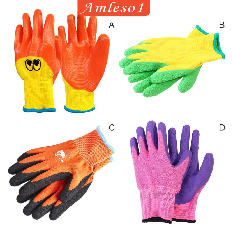 amleso1-ถุงมือยาง-ป้องกันมือ-สําหรับเด็ก
