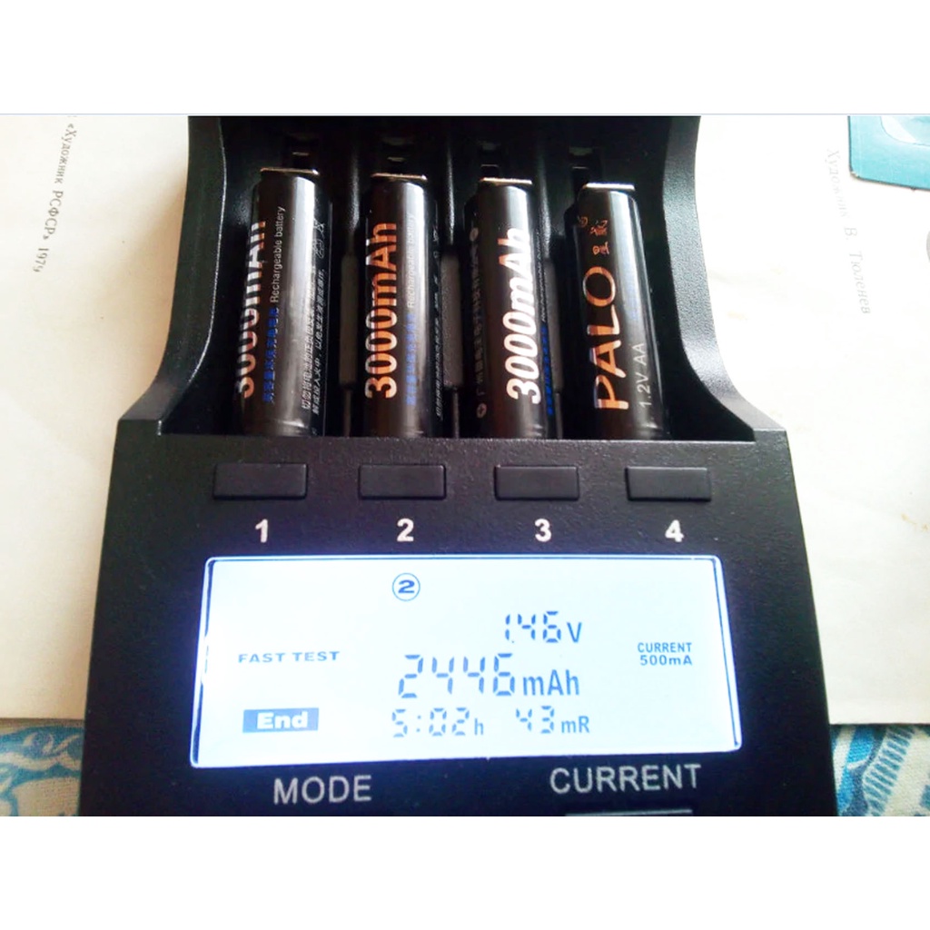 palo-low-self-discharge-คายประจุช้า-ถ่านชาร์จ-aa-3000mah-แพค-4-ก้อน-ฟรีกล่องใส่-ของแท้