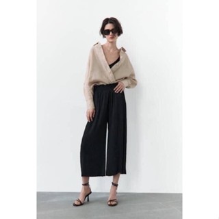 ⏸ZARA WIDE LEGS TROUSERS กางเกงขายาวแบรนด์