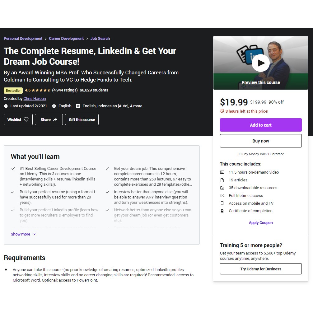 course-the-complete-resume-linkedin-amp-get-your-dream-job-course