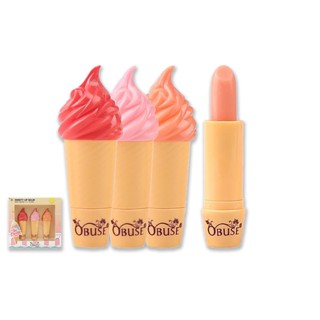 Obuse Sweety Lip Balm #OB1428 : โอบิวซ์ สวีทตี้ ลิป บาล์ม x 1 ชิ้น   alyst