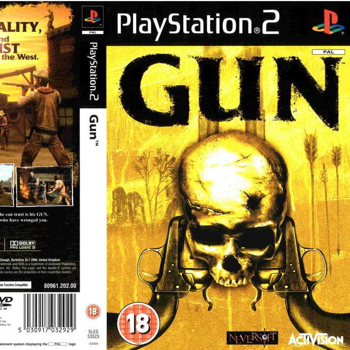 แผ่นเกมส์-ps2-รับประกัน-gun